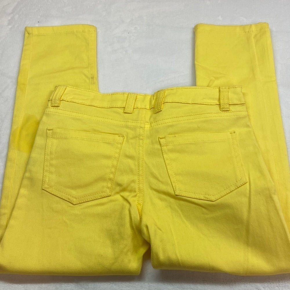 Colette Lilly Yellow Citrus Five Pocket Jeans NWT size 10